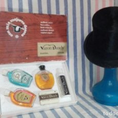 Miniaturas de perfumes antiguos: ESPECTACULAR ESTUCHE ANTIGUO VARON DANDY DE PARERA. Lote 347291758
