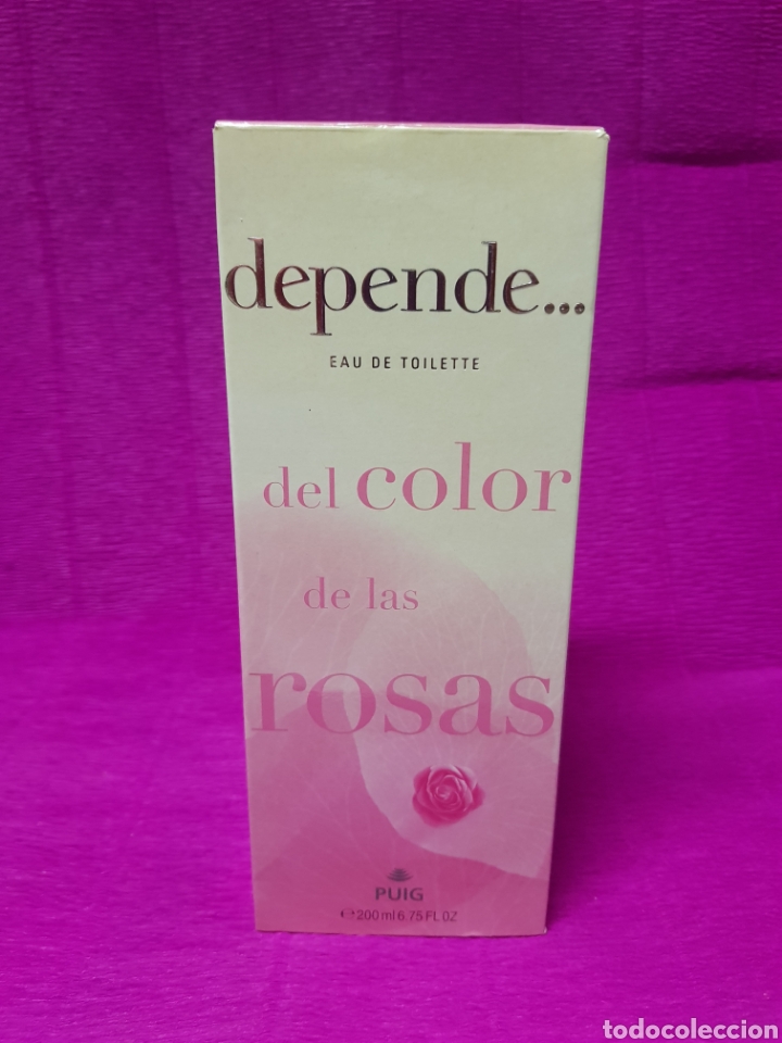 Miniaturas de perfumes antiguos: Depende de Rosas 200ml Puig - Foto 2
