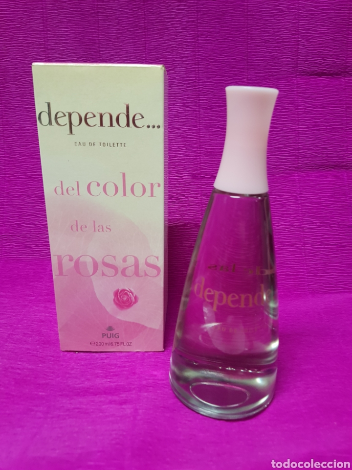 Miniaturas de perfumes antiguos: Depende de Rosas 200ml Puig - Foto 1