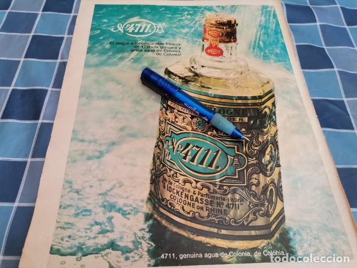 Miniaturas de perfumes antigos: PERFUME COLONIA 4711 ANUNCIO PUBLICIDAD REVISTA 1972