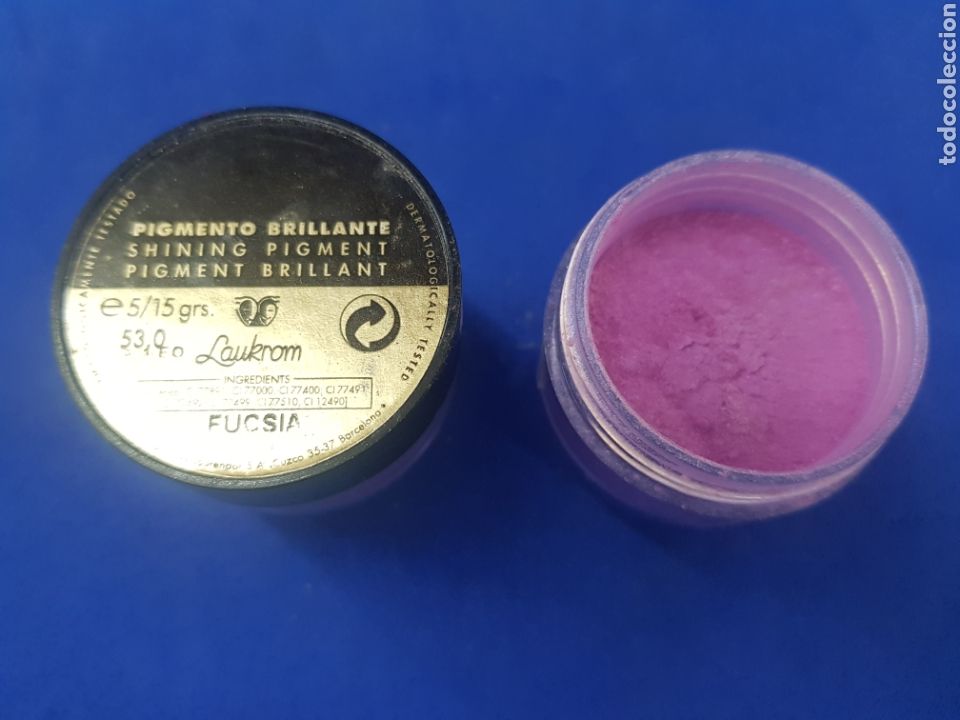 Miniaturen von alten Parf&uuml;men: LAUKROM Pigmento brillante rosa, a&ntilde;os 1980