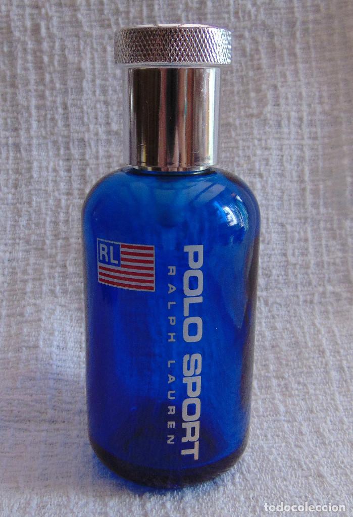 Miniaturen von alten Parf&uuml;men: FRASCO DE PERFUME VACIO - POLO SPORT - RALPH LAUREN - VAPORISATEUR - NATURAL SPRAY- 75 ML