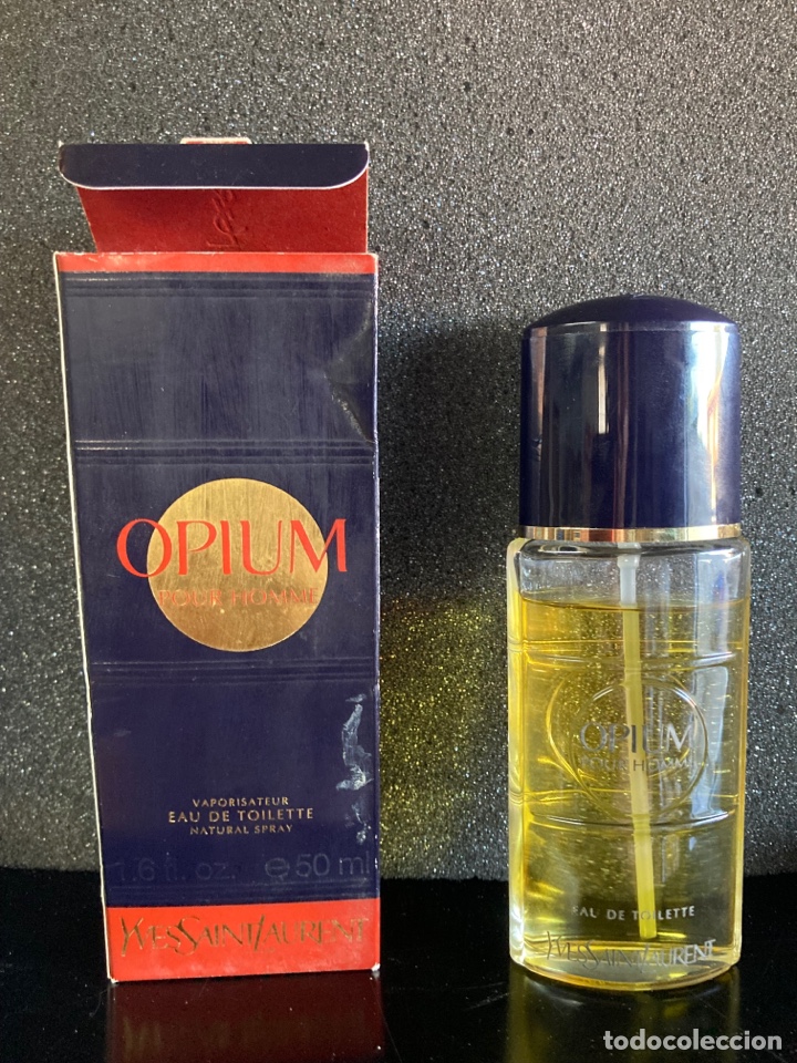 Miniaturen von alten Parf&uuml;men: Perfume vintage Opium Homme. Yves Saint Laurent. 50ml.