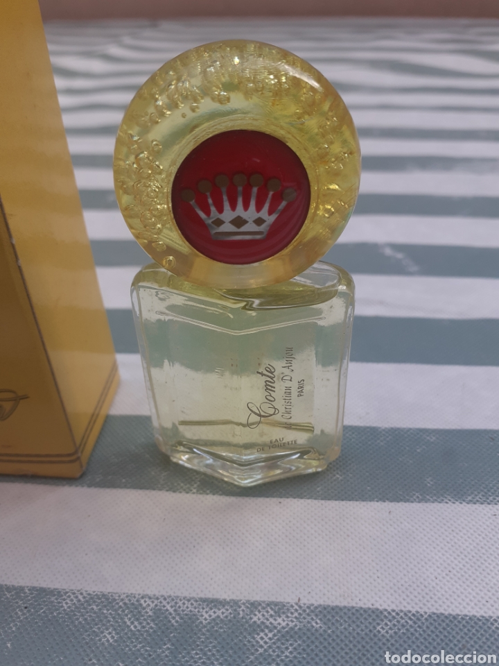 Miniaturas de perfumes antiguos: Botella de perfume comte de christian dajou - Foto 2