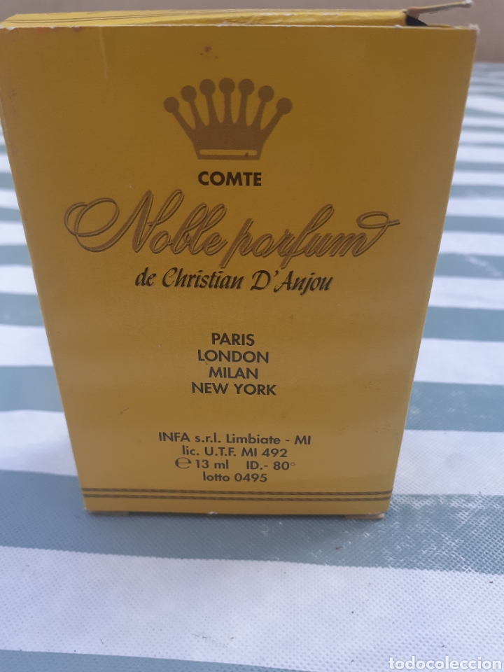 Miniaturas de perfumes antiguos: Botella de perfume comte de christian dajou - Foto 3