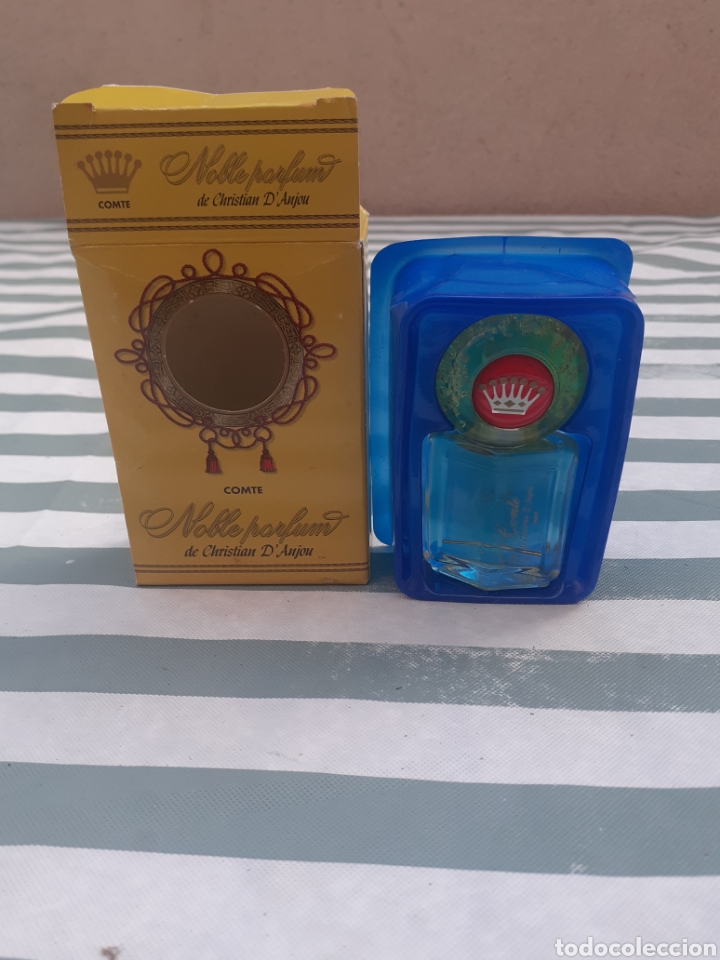 Miniaturas de perfumes antiguos: Botella de perfume comte de christian dajou - Foto 1