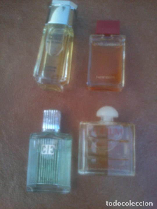 Miniaturen von alten Parf&uuml;men: MINIATURA DE FERFUME LOTE CUATRO