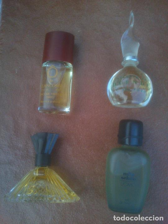 Miniaturen von alten Parf&uuml;men: MINIATURA DE FERFUME LOTE CUATRO
