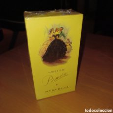 Miniaturas de perfumes antiguos: FRASCO LOCION PROMESA 1 5/8DE MYRURGIA PRECINTADA. Lote 363159735