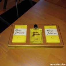 Miniaturas de perfumes antiguos: PACK 2 JABONES Y COLONIA HENO DE PRAVIA DE GAL. Lote 363160360