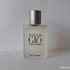 Miniaturas de perfumes antiguos: MINIATURA AQUA DE GIO DE GIORGIO ARMANI - SIN CAJA. Lote 364450366