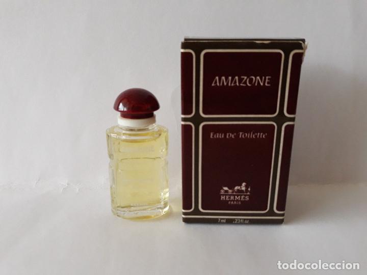 Miniaturas de perfumes antiguos: MINIATURA EDT AMAZONE DE HERMES - Foto 1