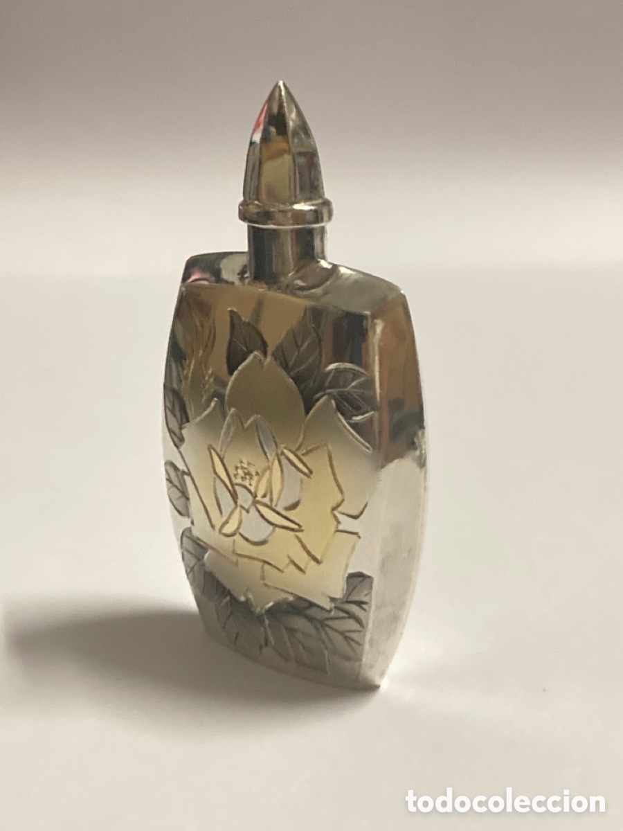 Miniaturas de perfumes antiguos: Perfumero de plata - Foto 3