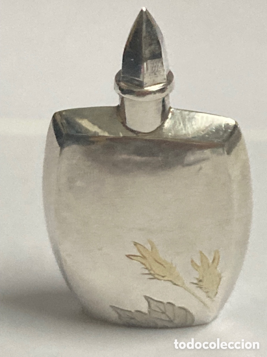 Miniaturas de perfumes antiguos: Perfumero de plata - Foto 4