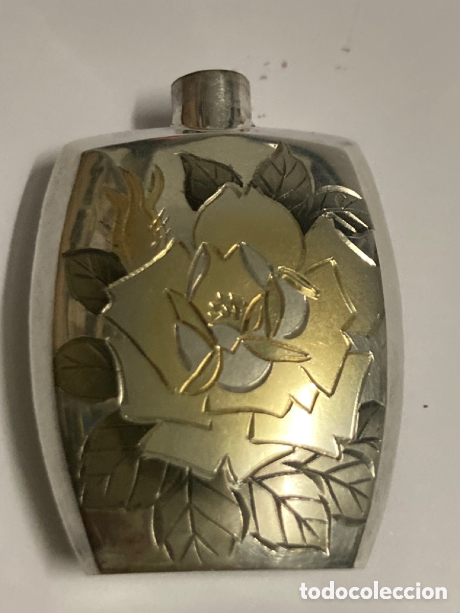 Miniaturas de perfumes antiguos: Perfumero de plata - Foto 10