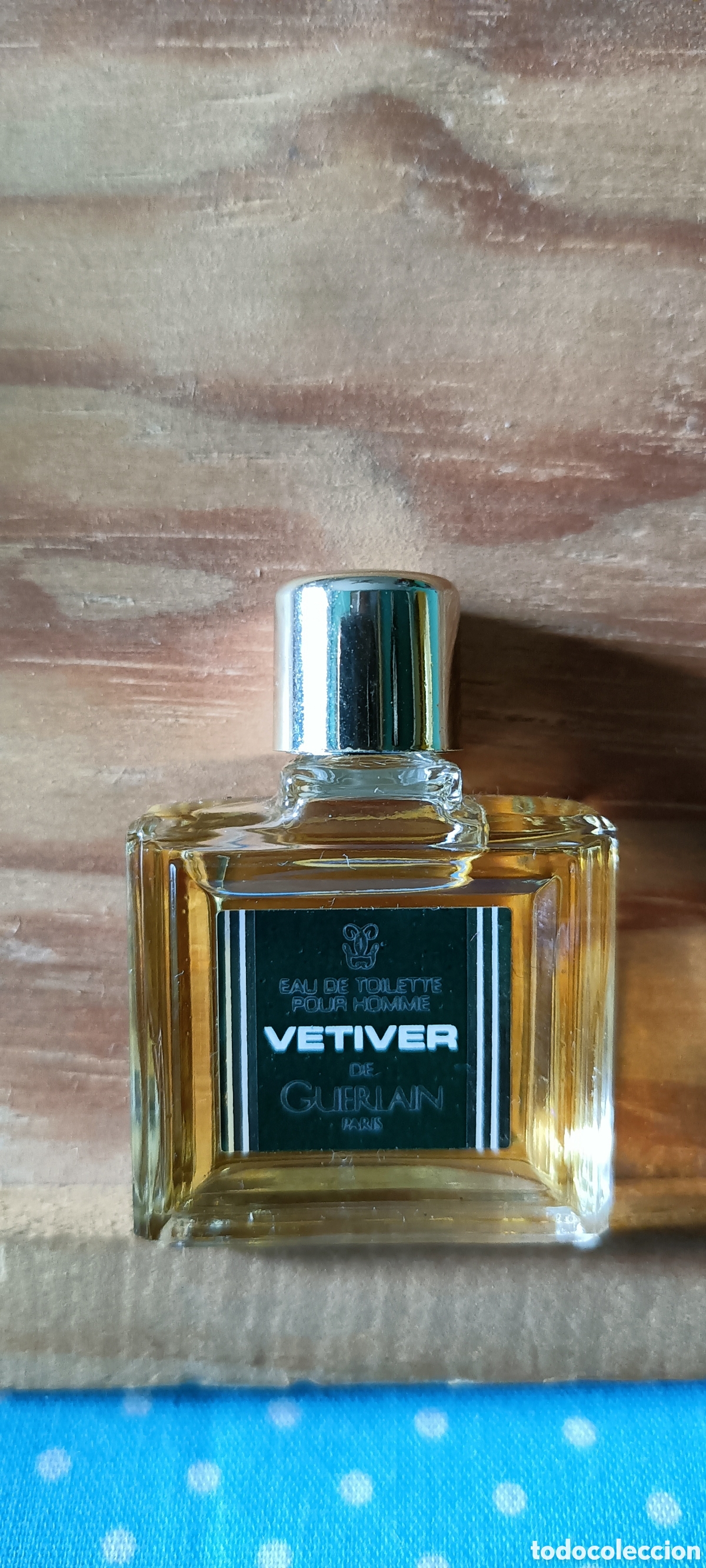 Miniaturas de perfumes antiguos: Miniatura vetiver de guerlain - Foto 1