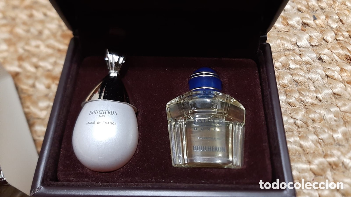 Miniaturas de perfumes antiguos: Boucheron estuche miniaturas, perfume Initial y Ja&iuml;pur homme