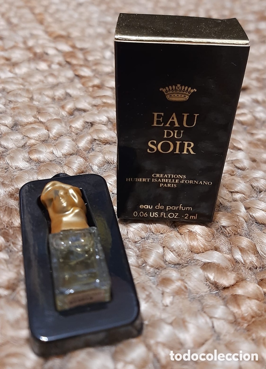 Miniaturas de perfumes antiguos: Miniatura Eau Du Soir Sisley 2ml - Foto 1