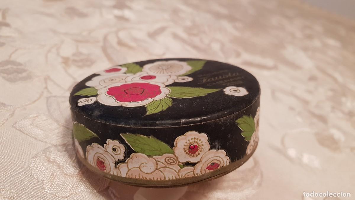 Miniaturas de perfumes antiguos: CAJA DE POLVOS FAUSTA de CHERAMY - Foto 2