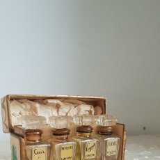 Miniaturas de perfumes antiguos: ANTIGUO ESTUCHE PERFUMES DE LANCÔME