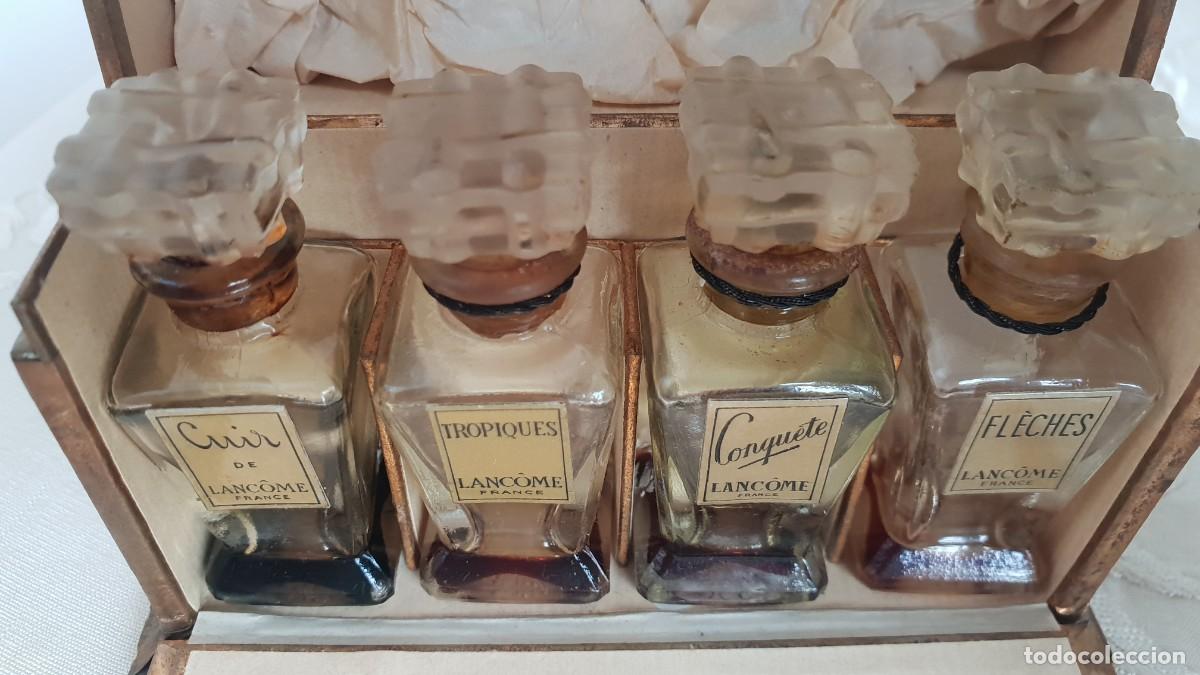 Miniaturas de perfumes antiguos: ANTIGUO ESTUCHE PERFUMES DE LANC&Ocirc;ME - Foto 8