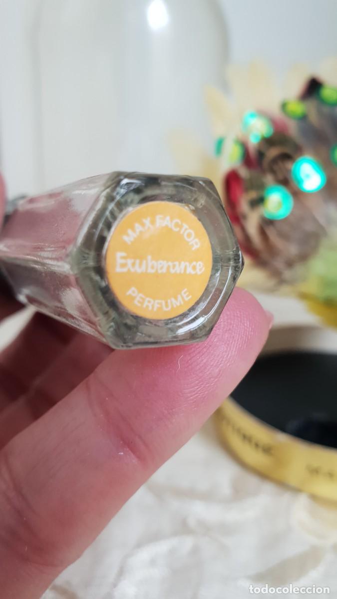 Miniaturas de perfumes antiguos: MINIATURA del PERFUME EXUB&Eacute;RANCE de MAX FACTOR - Foto 4