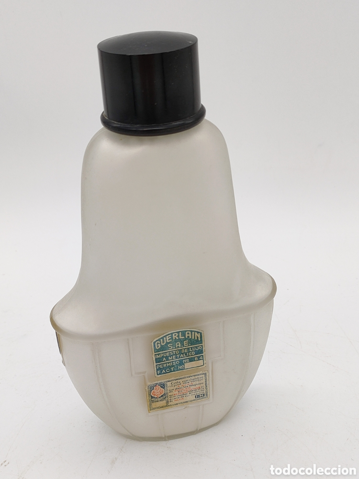 Miniaturas de perfumes antiguos: Guerlain Par&iacute;s botella de talco - Foto 2