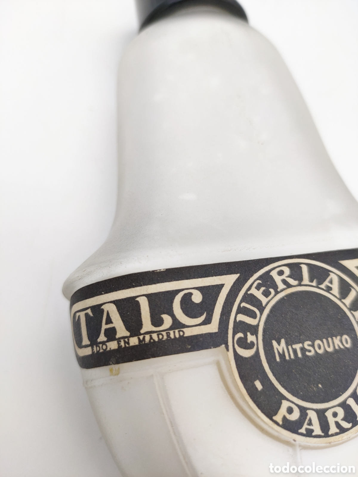Miniaturas de perfumes antiguos: Guerlain Par&iacute;s botella de talco - Foto 5