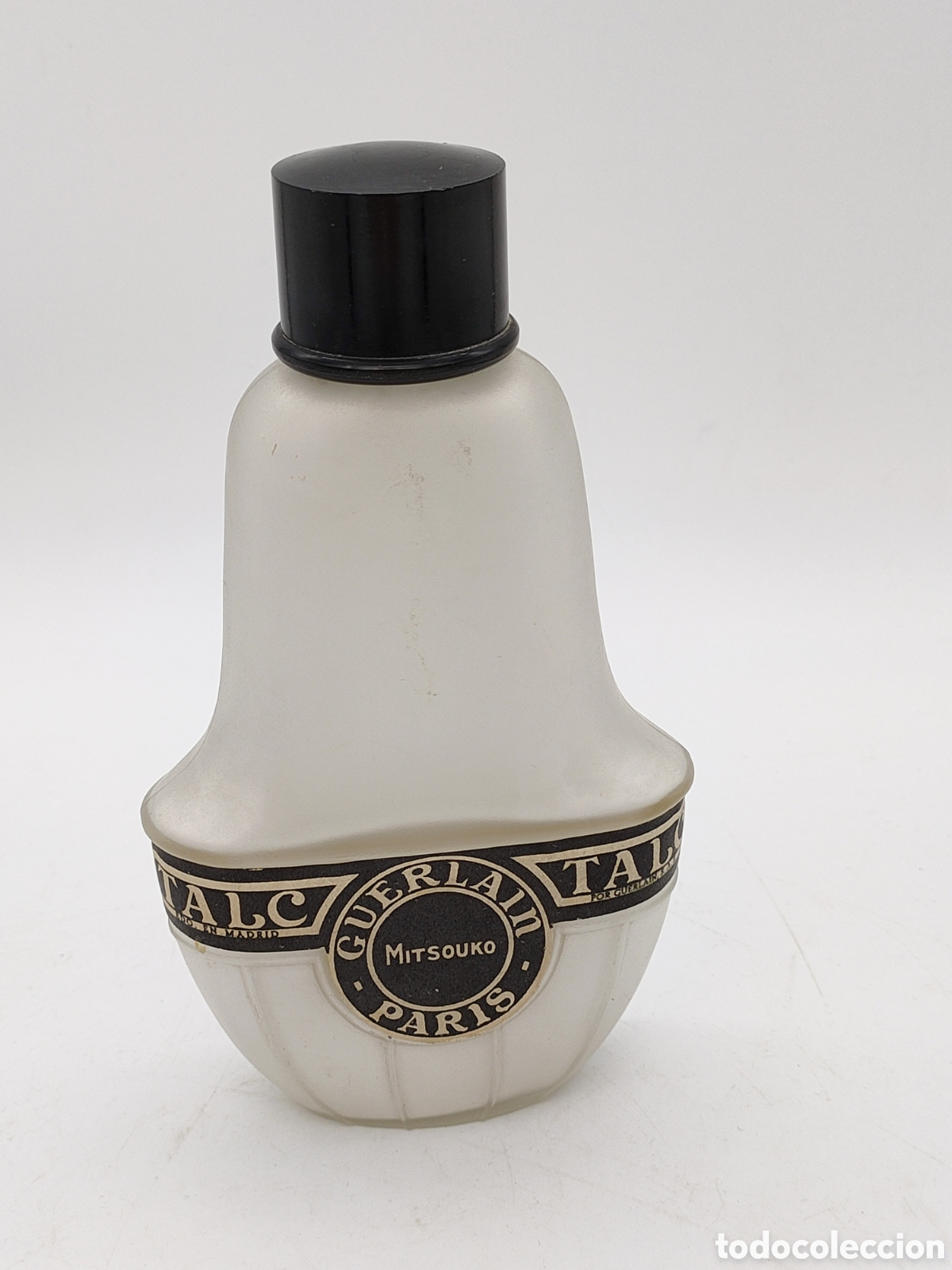 Miniaturas de perfumes antiguos: Guerlain Par&iacute;s botella de talco - Foto 1