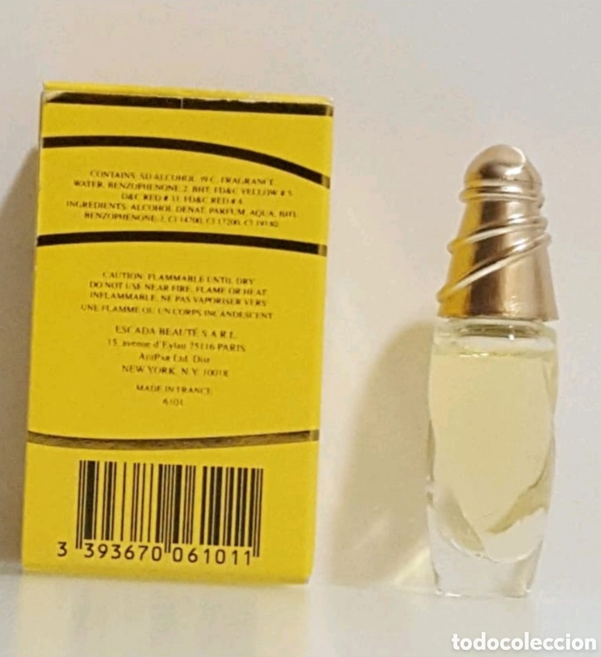 Miniaturas de perfumes antiguos: Miniatura Escada Acte 2 Eau de Parfum 4ml - Foto 2