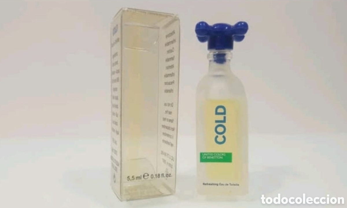 Miniature di profumi antiche: Miniatura Benetton Cold de Benetton Eau de toilette 5,5ml