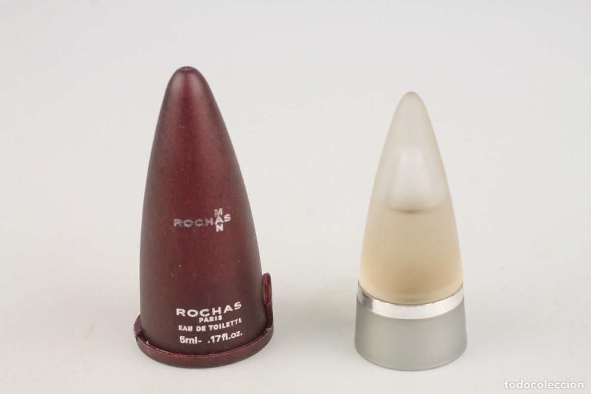 Miniaturas de perfumes antiguos: ROCHAS MAN -C&aacute;psula de pl&aacute;stico- EDT 5 ml - Foto 1
