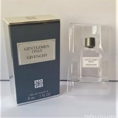 Miniaturas de perfumes antiguos: GIVENCHY GENTLEMAN ONLY EDT 3 ML