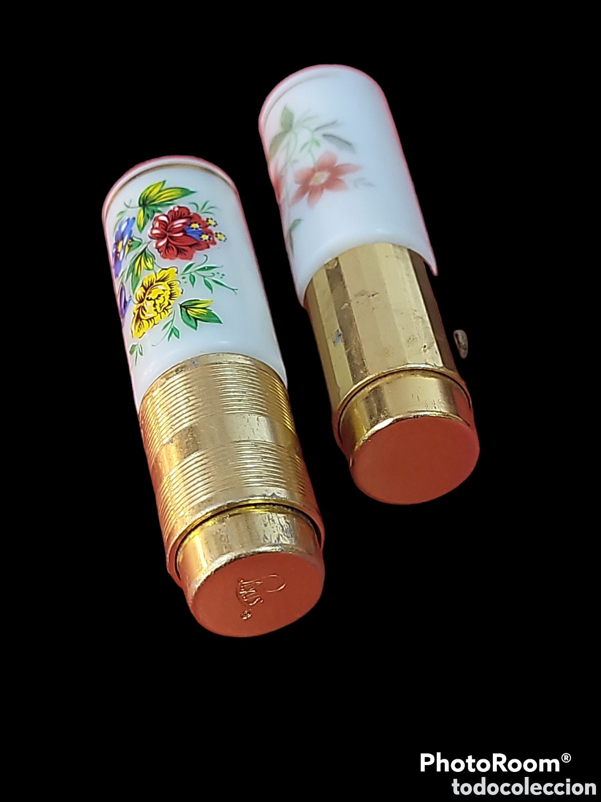 Miniaturas de perfumes antiguos: ANTIGUOS FRASCOS PERFUMEROS DE OPALINA MARCA LUXUS. - Foto 3