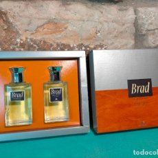 Miniaturas de perfumes antiguos: CAJA ORIGINAL BRAD POUR HOMME EAU DE TOILETTE AFTER SHAVE COLONIA CON ESTUCHE