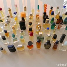 Miniaturas de perfumes antiguos: LOTE COLECCIÓN DE 70 TARRITOS FRASCOS MINIATURA DE COLONIA PERFUME. 1,4KG
