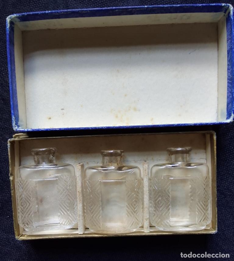 Miniaturas de perfumes antiguos: 3 Botellitas vintage perfume - Foto 3