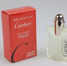 Miniaturas de perfumes antiguos: CARTIER DÉCLARATION EDT 12,5 ML. Lote 401898894
