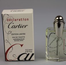 Miniaturas de perfumes antiguos: CARTIER DÉCLARATION ÉDITION LIMITÉE EDT 12,5 ML. Lote 401899749