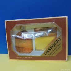Miniaturas de perfumes antiguos: COLONIA JOYA MYRURGIA - 100ML + OBSEQUIO ESPEJO DOBLE - LLENO EN CAJA ORIGINAL - EAU DE COLOGNE. Lote 403038149