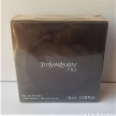 Miniaturas de perfumes antiguos: YVES SAINT LAURENT NU EDP 10 ML (PRECINTADA). Lote 403087109
