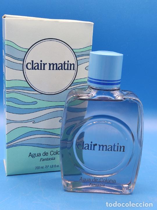 Miniaturas de perfumes antiguos: BOTE DE AGUA DE COLONIA FANTASIA CLAIR MATIN 200 ML