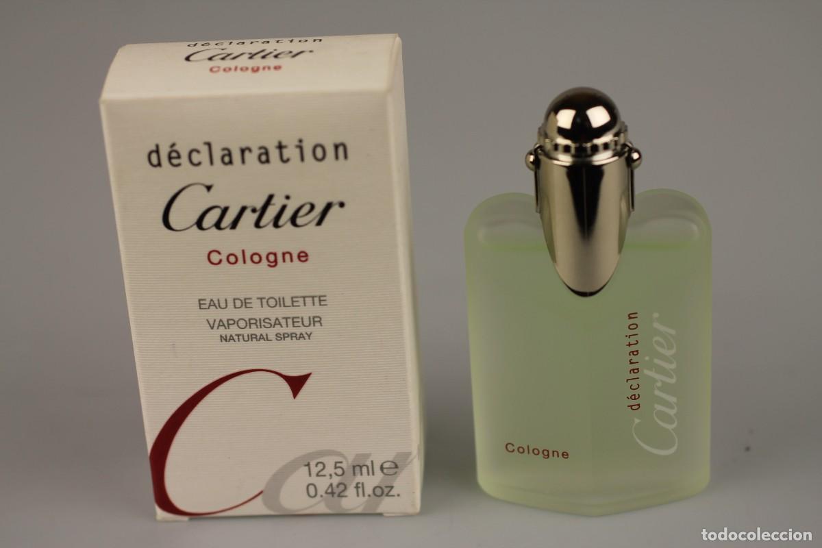 Miniaturas de perfumes antiguos: CARTIER D&Eacute;CLARATION COLOGNE EDT 12,5 ml - Foto 1