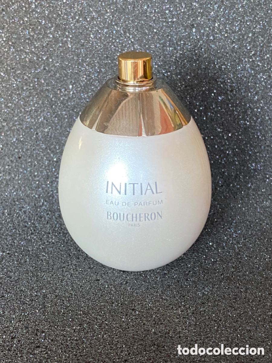 Miniaturas de perfumes antiguos: Perfume vintage. Boucheron Initial. 100ml. Le falta el tap&oacute;n.