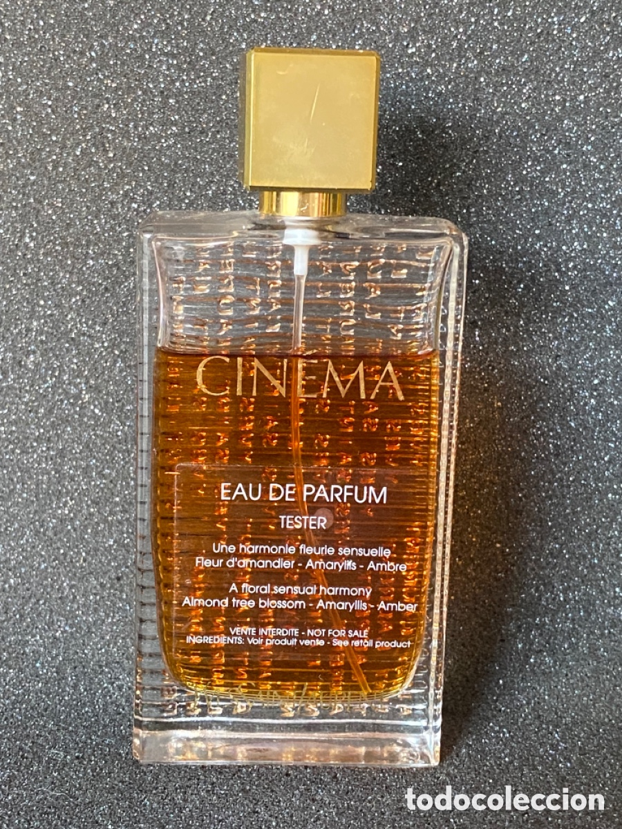 Miniaturas de perfumes antiguos: Perfume vintage. Cinema. Eau de parfum. Yves Saint Laurent. YSL. 90ml. Edici&oacute;n 2003.
