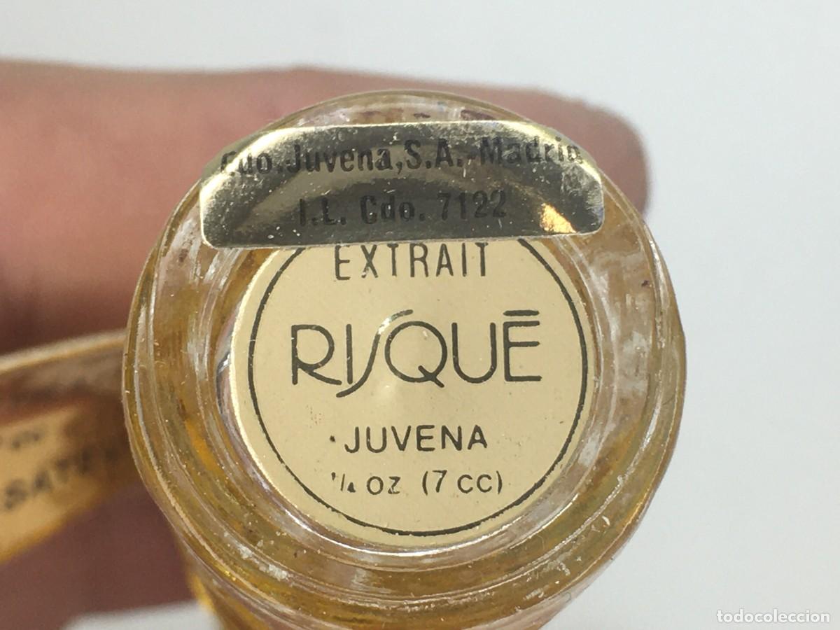 Miniaturas de perfumes antiguos: MINIATURA PERFUME EXTRAIT RISQUE DE JUVENA - Foto 4