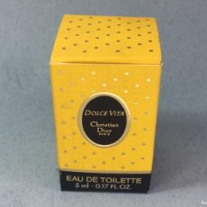 Miniaturas de perfumes antiguos: MINIATURA DE PERFUME DOLCE VITA DE CRISTIAN DIOR