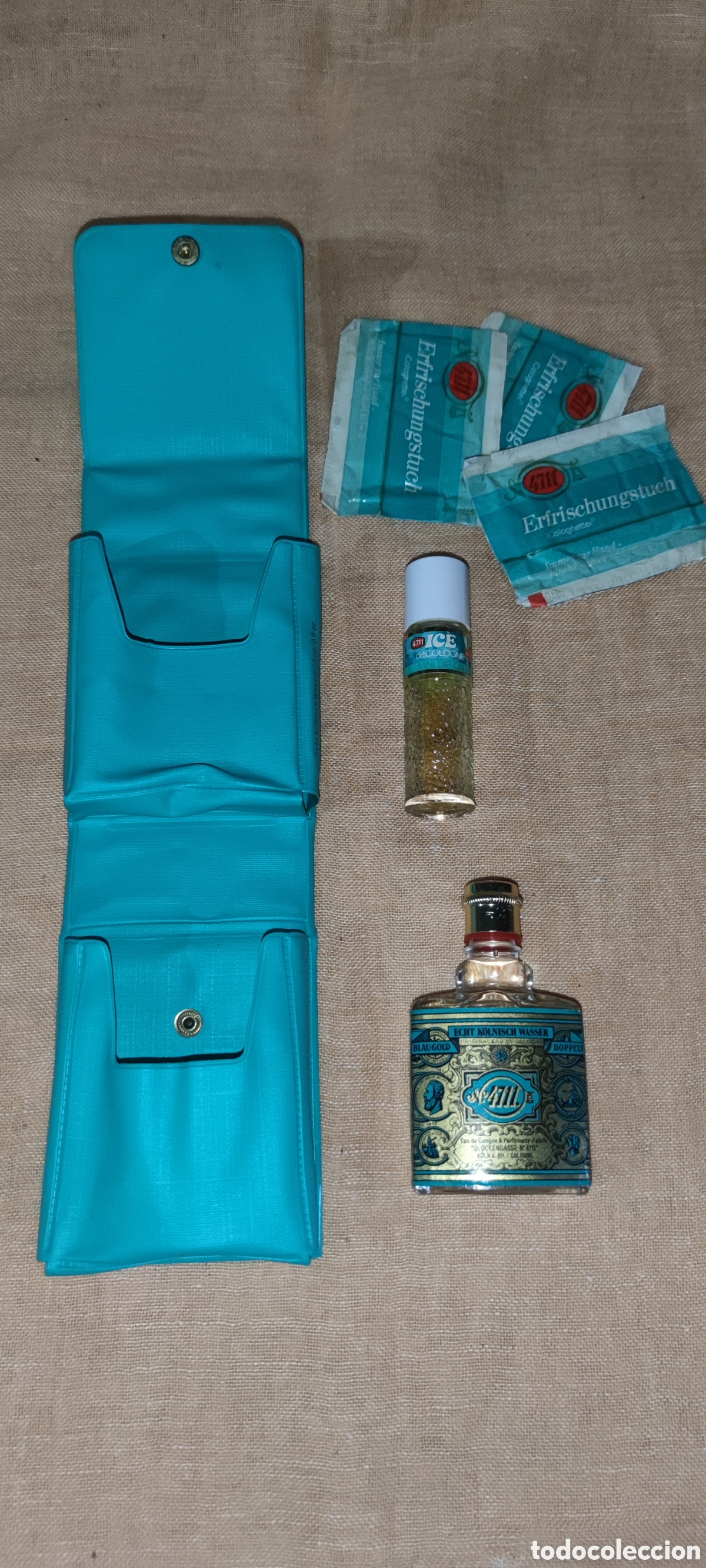 Miniatures of antique perfumes: ESTUCHE COMPLETO DE COLONIA 4711, VINTAGE.