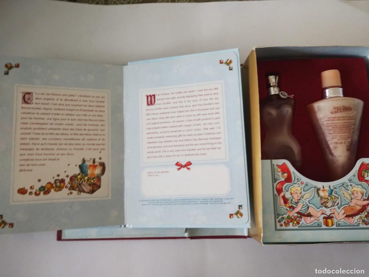 Miniaturas de perfumes antiguos: SET JEAN PAUL GAULTIER DENTRO DE LIBRO - Foto 4