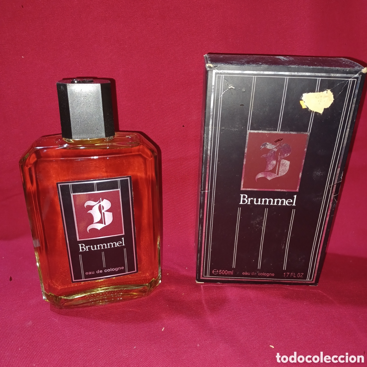 Miniatures of antique perfumes: Gran frascos colonia Brummel 500 ml. (M)